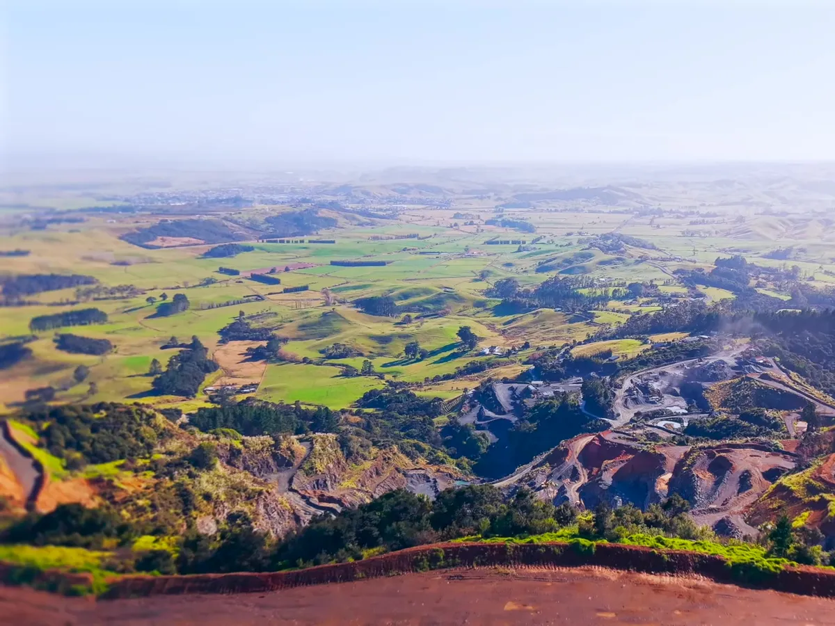 Aerial view of Bellingham’s Quarry in the Far North